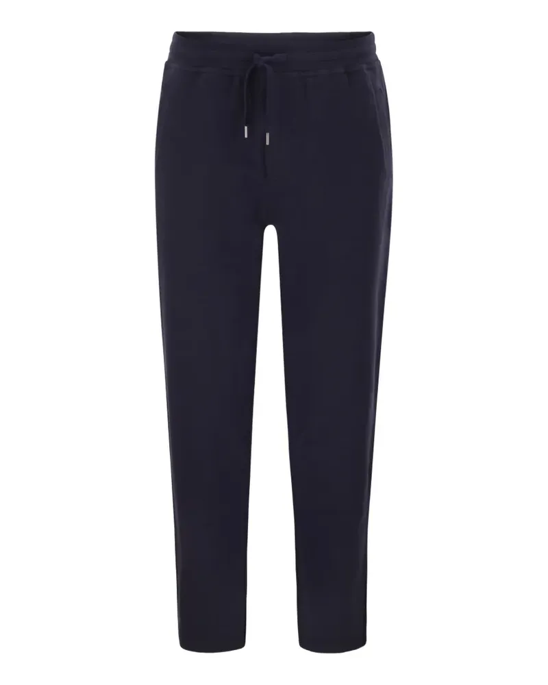 Brunello Cucinelli drawstring-waist track pants - Blau Blau