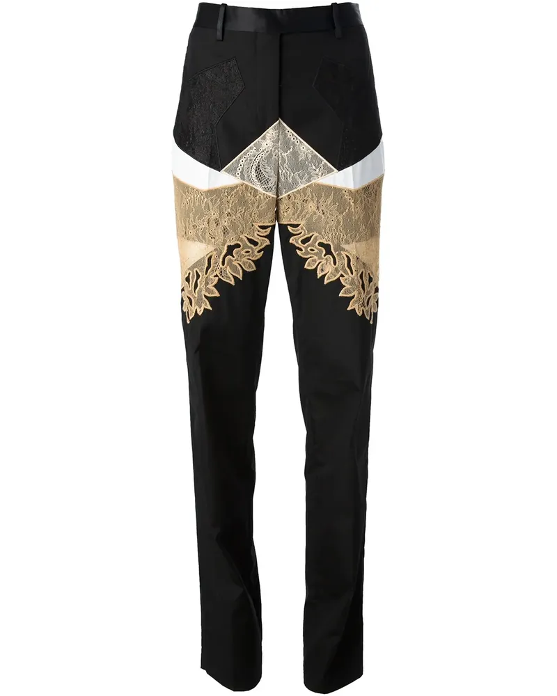 Givenchy lace panel trouser - Schwarz Schwarz