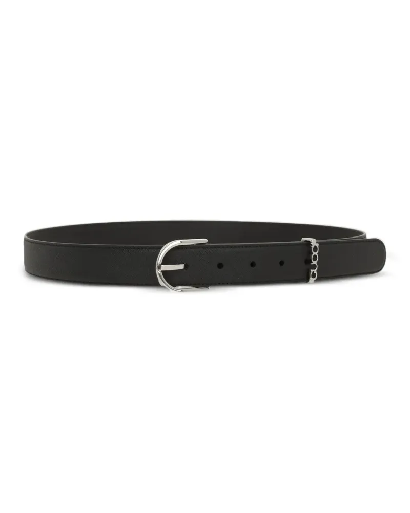 Gucci logo-buckle belt - Schwarz Schwarz