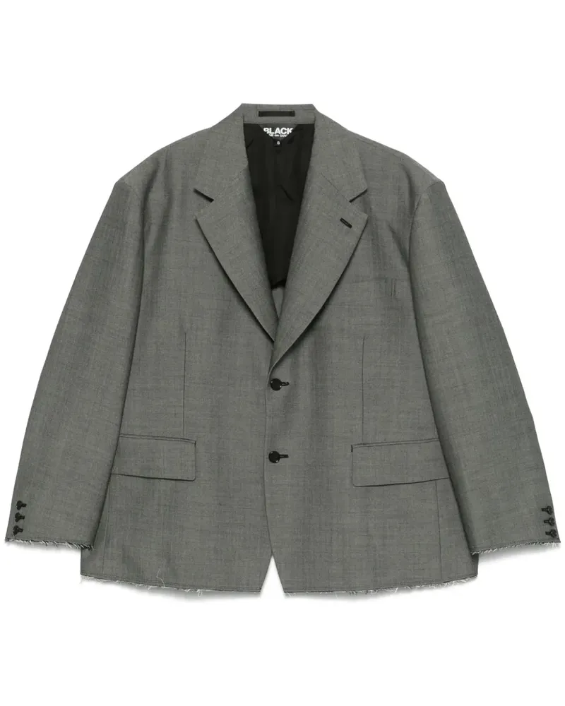 Comme des Garçons Sakko mit Fischgrätenmuster - Grau Grau