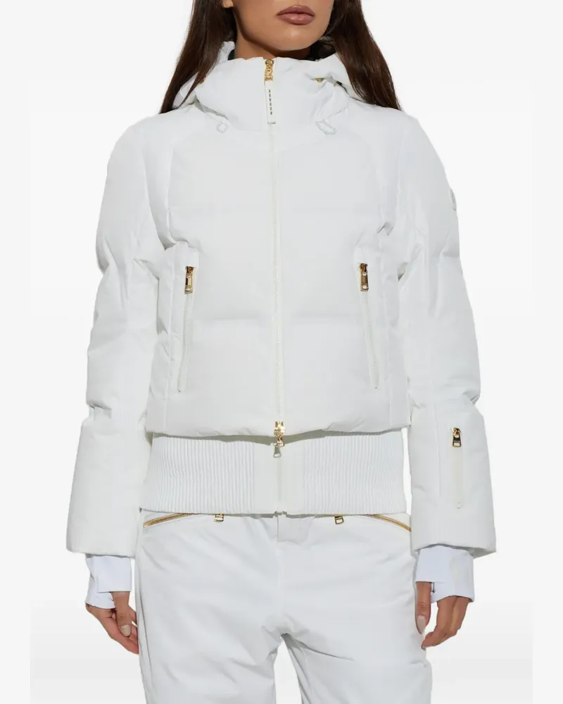 Bogner Dea Skijacke mit Kapuze - Weiß Weiß