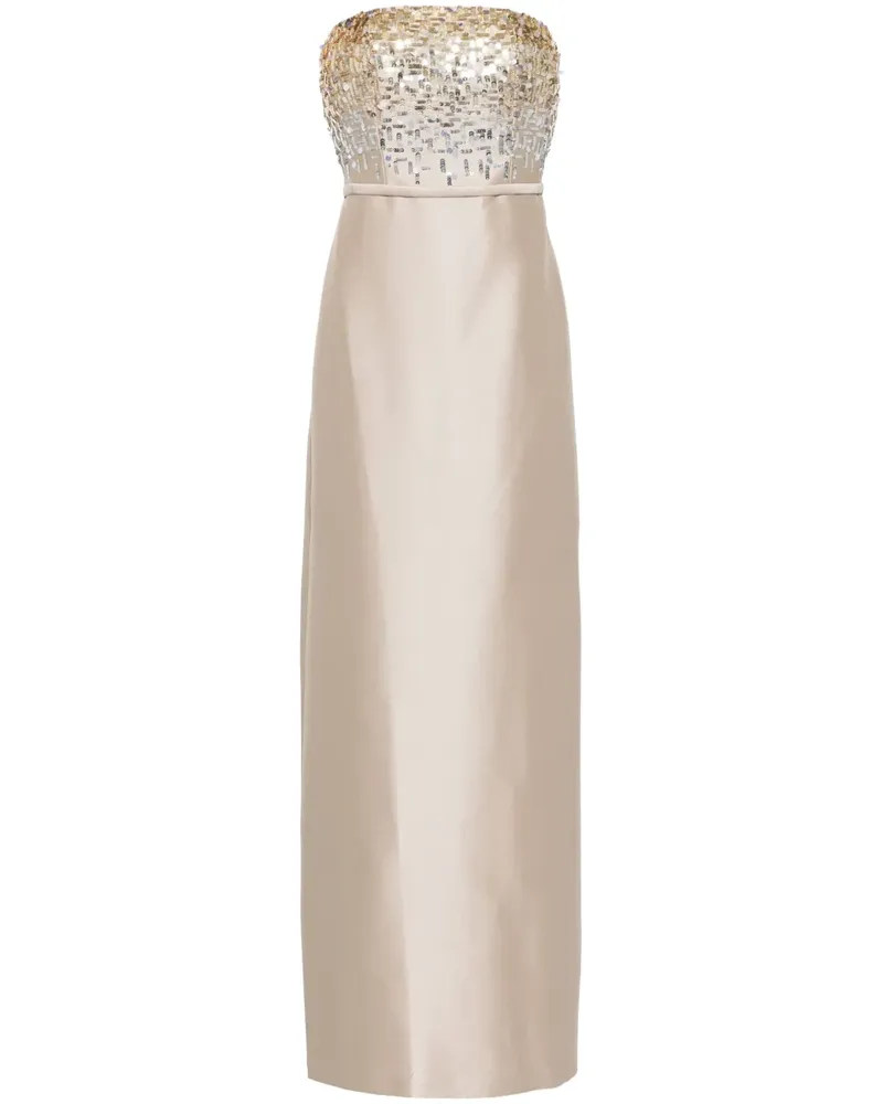 Sachin & Babi Phaedra Abendkleid - Gold Gold
