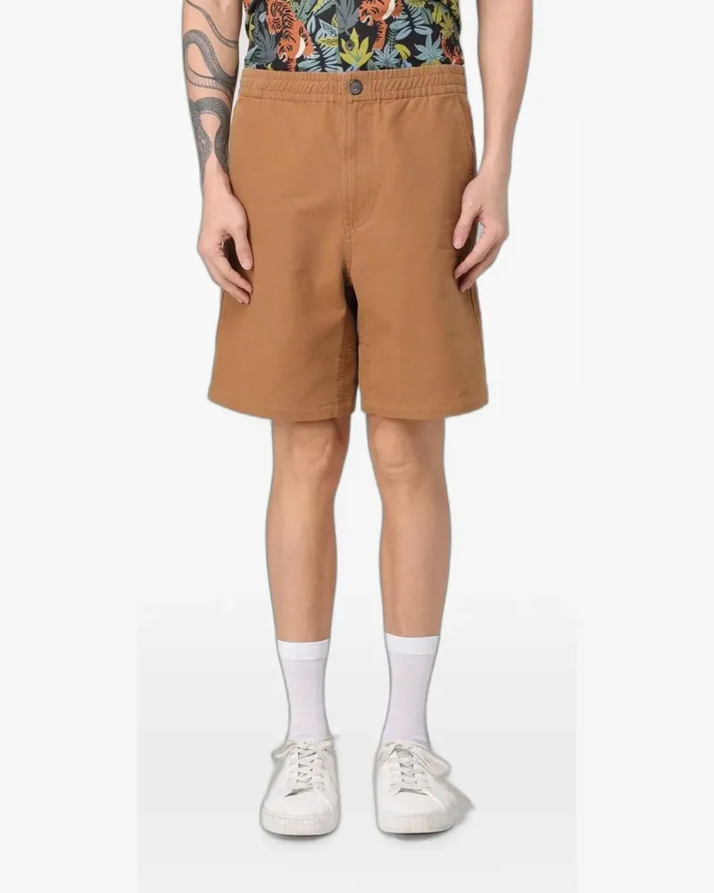 A.P.C. elasticated-waist shorts - Braun Braun