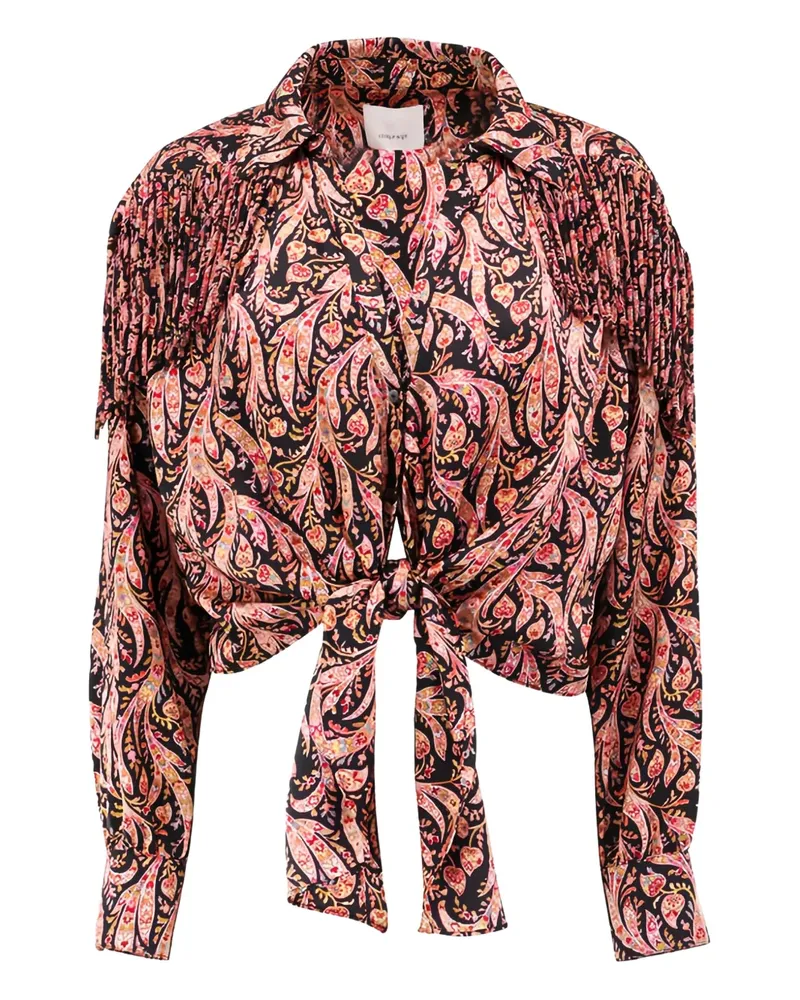 Cinq à Sept Marianna Oberteil mit Paisley-Print - Rosa Rosa