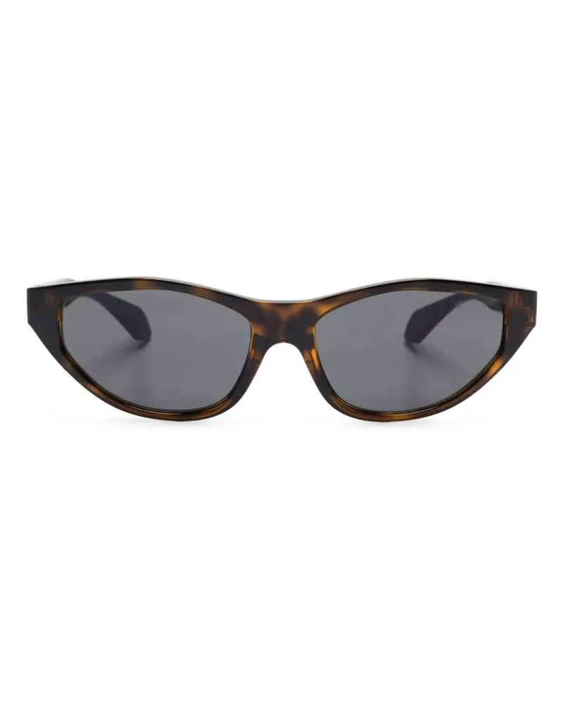 Versace Sonnenbrille mit Medusa-Schild - Braun Braun