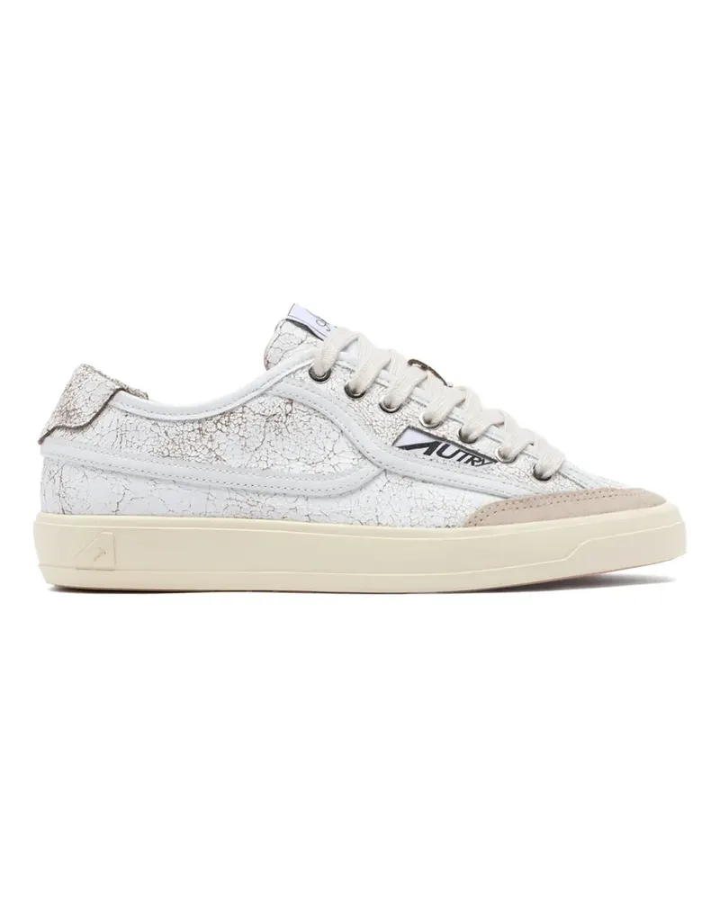 AUTRY Sneakers aus Leder mit Riss-Effekt - Weiß Weiß