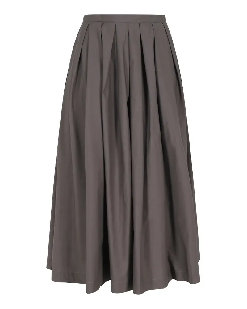 Roberto Collina pleated midi skirt - Grau Grau