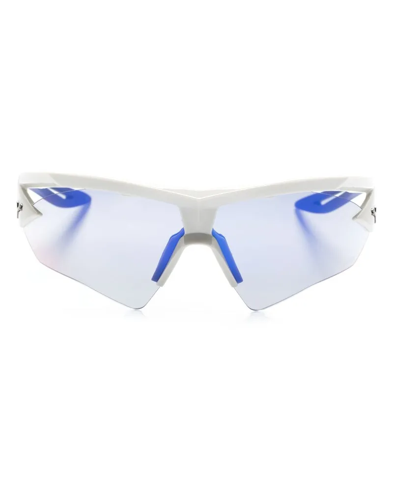Puma Sonnenbrille mit Oversized-Gestell - Grau Grau