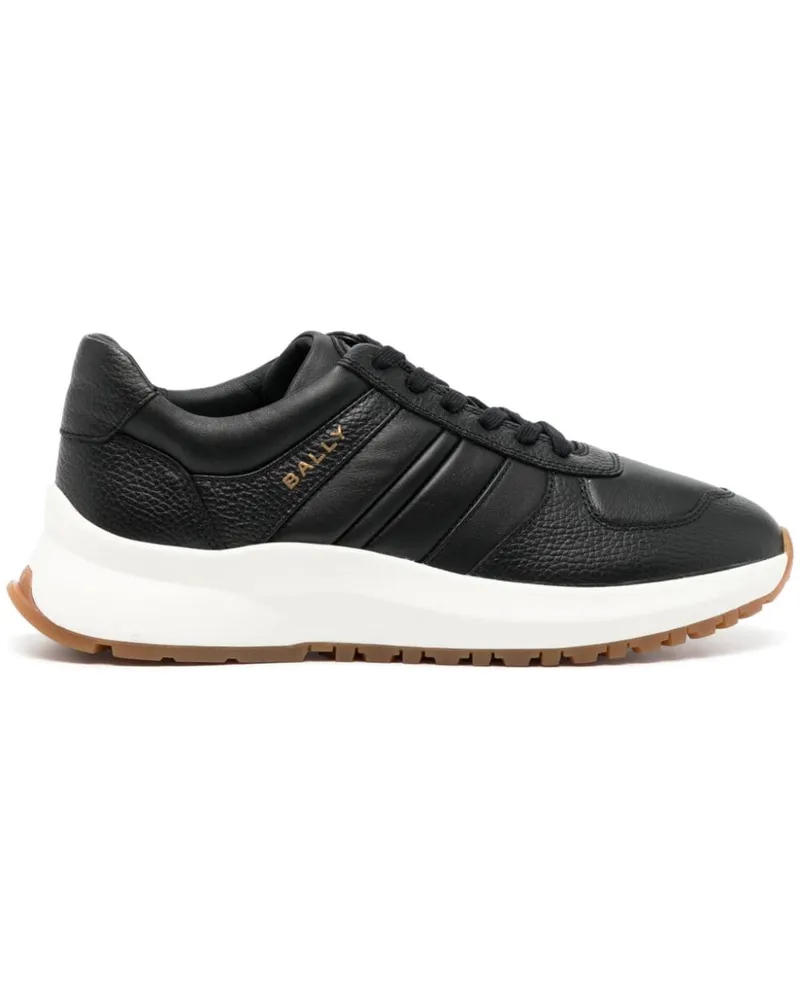 Bally Sneakers mit Logo-Print - Schwarz Schwarz