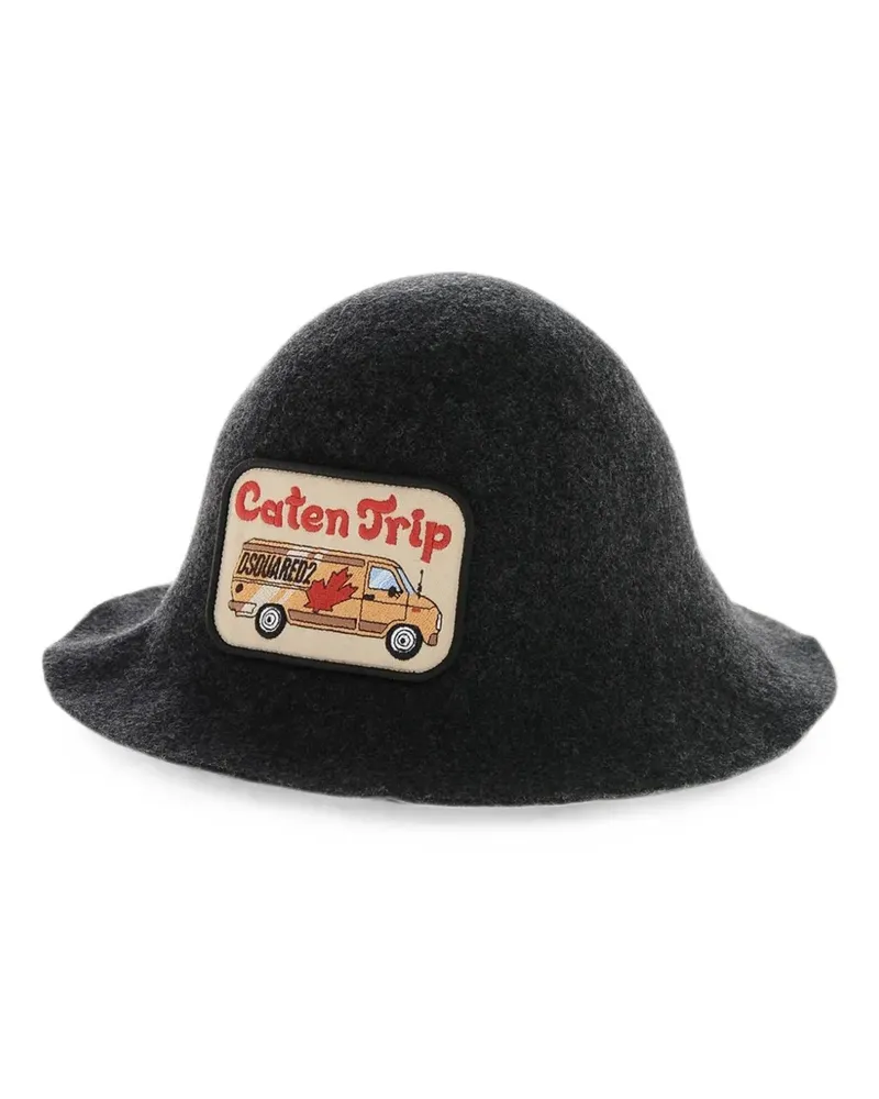Dsquared2 Caten Trip Hut - Grau Grau