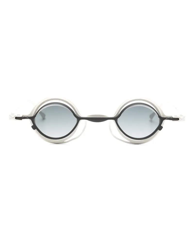 RIGARDS clip-on round-frame glasses - Weiß Weiß