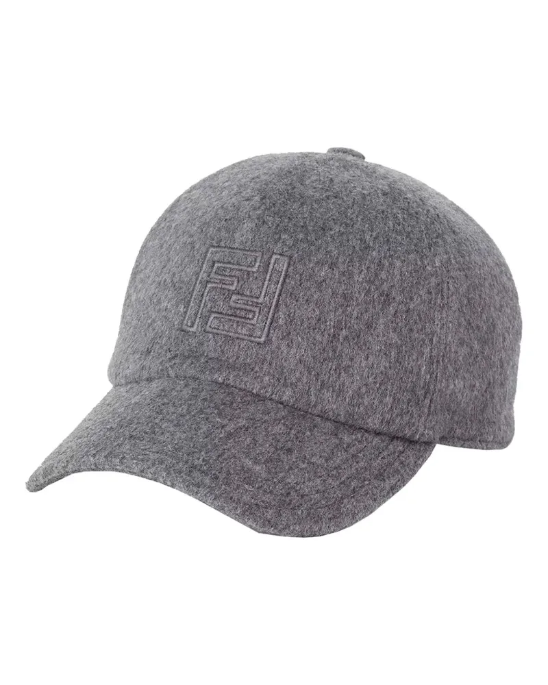 Fendi logo baseball cap - Grau Grau