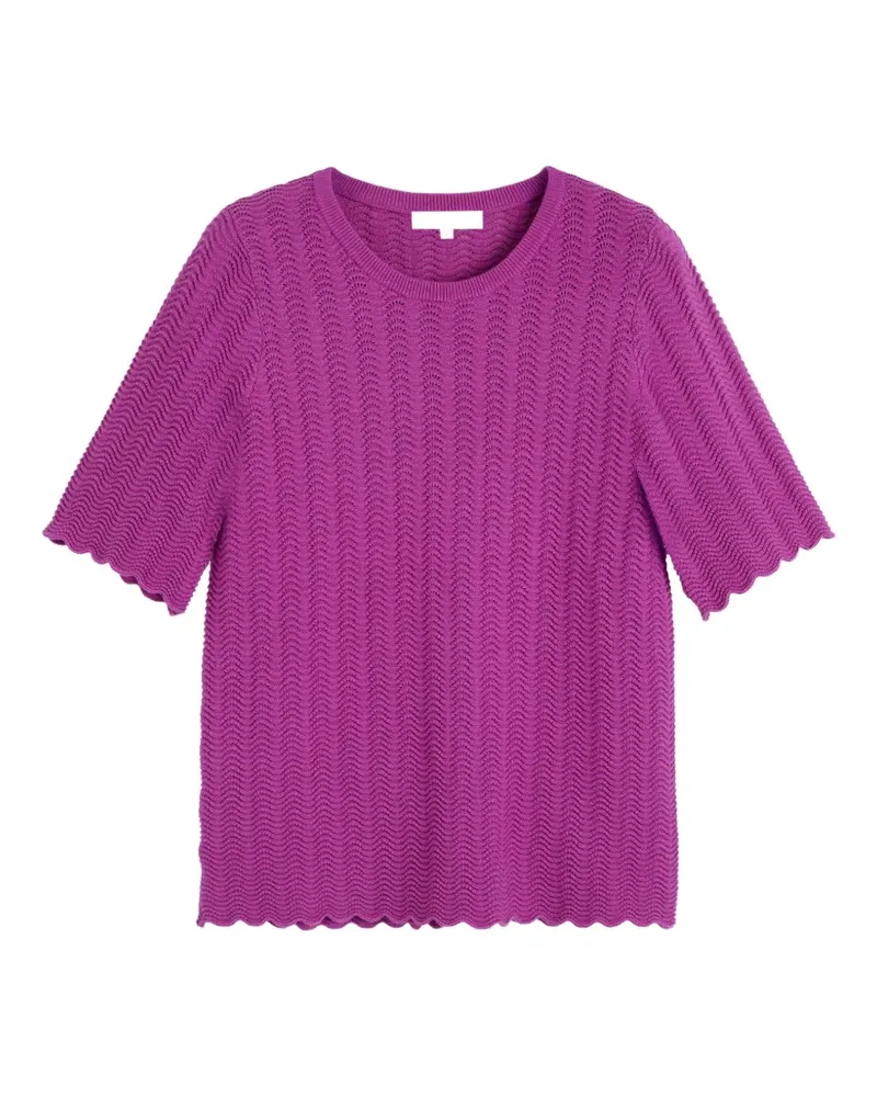 Chinti & Parker Gehäkeltes T-Shirt - Rosa Rosa