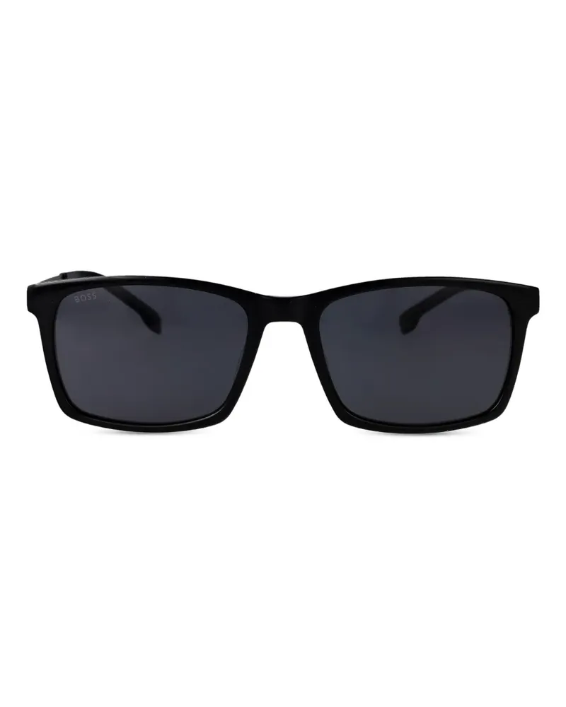 HUGO BOSS rectangle-frame sunglasses - Schwarz Schwarz