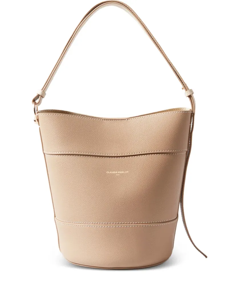 Claudie Pierlot Solveig Beuteltasche - Nude Nude