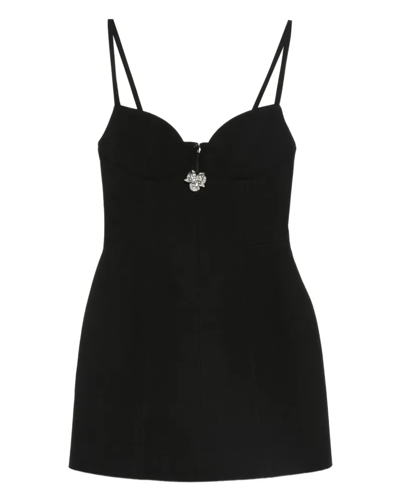 Blumarine embellished mini dress - Schwarz Schwarz