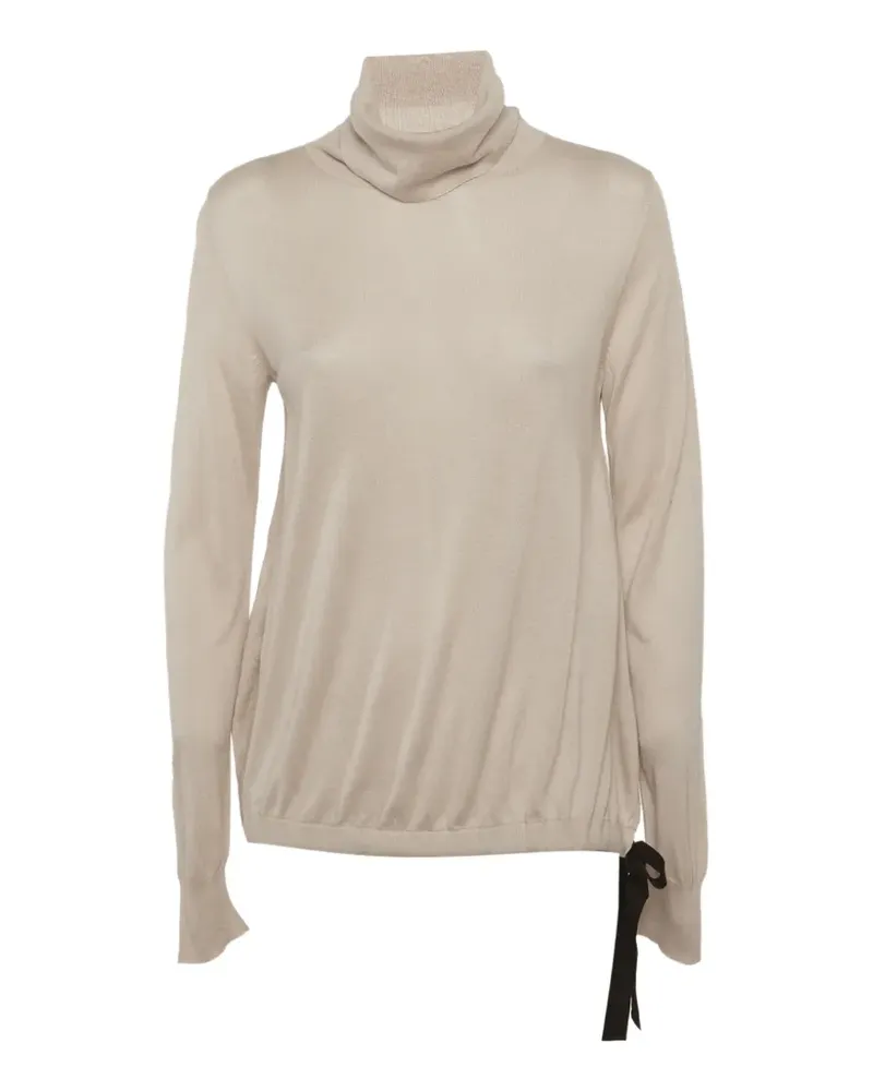 Max Mara Pullover mit Rollkragen - Nude Nude
