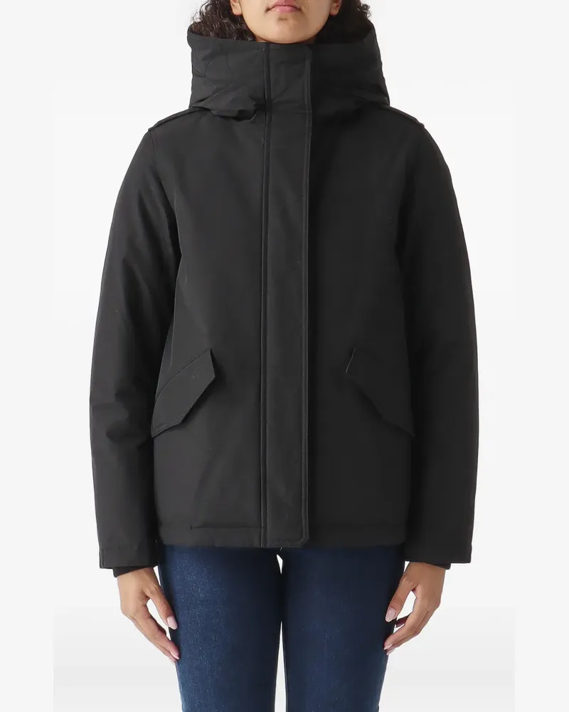 Woolrich hooded padded jacket - Schwarz Schwarz