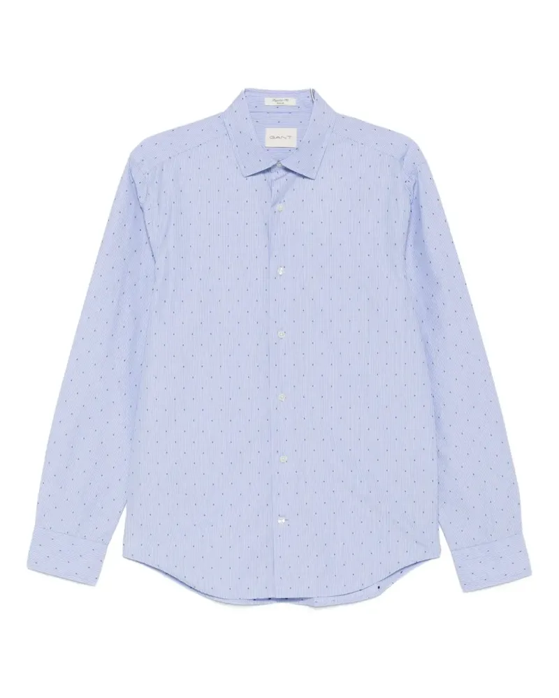 Gant long-sleeve patterned shirt - Blau Blau