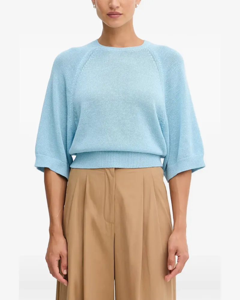Benetton Pullover mit Raglanärmeln - Blau Blau