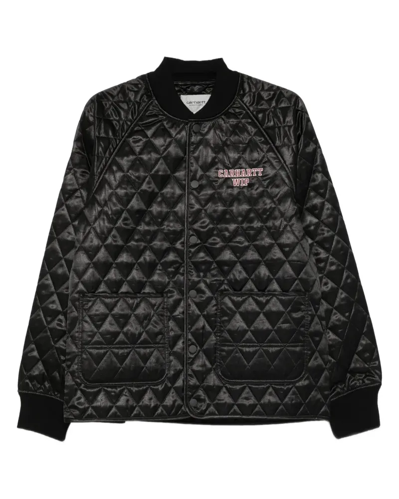 Carhartt WIP Steppjacke aus Satin - Schwarz Schwarz