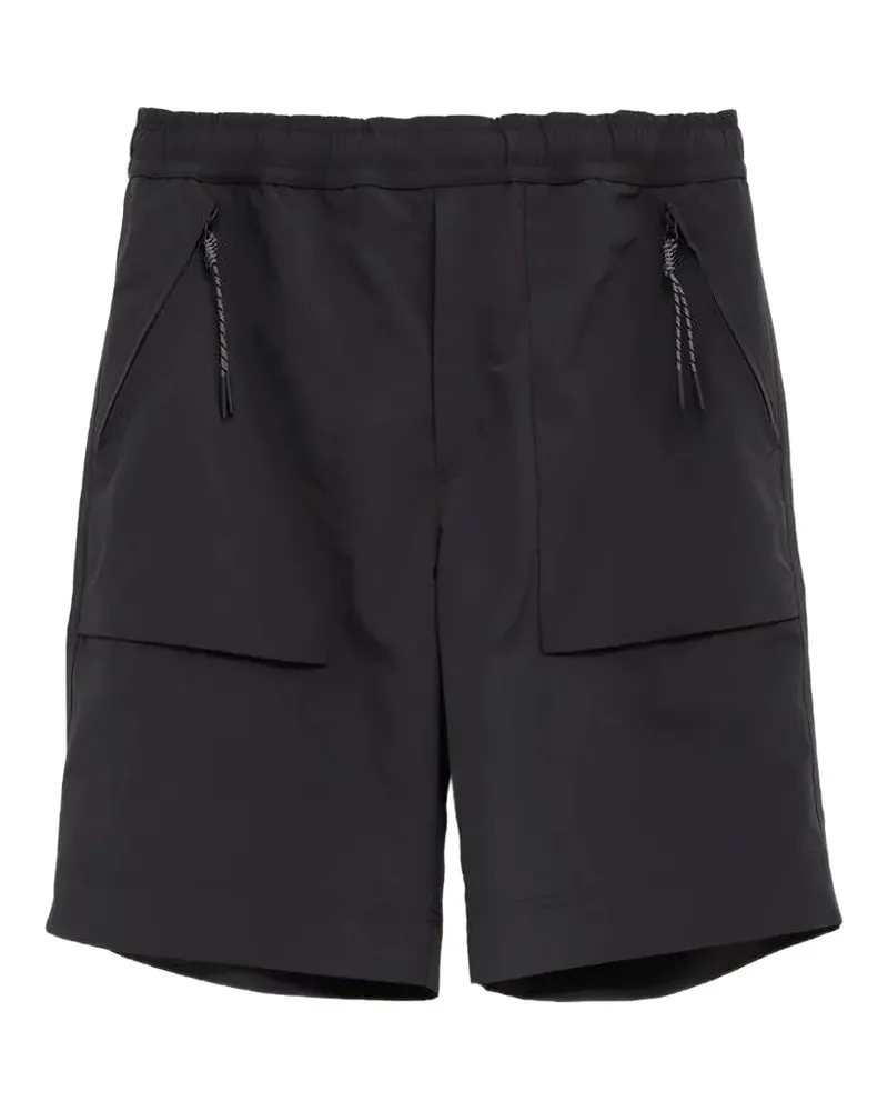 Moncler zip-pockets shorts - Schwarz Schwarz