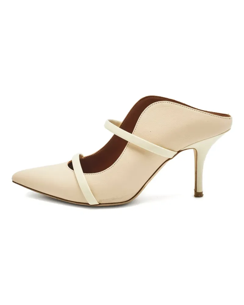 Malone Souliers Maureen strap leather mules - Nude Nude