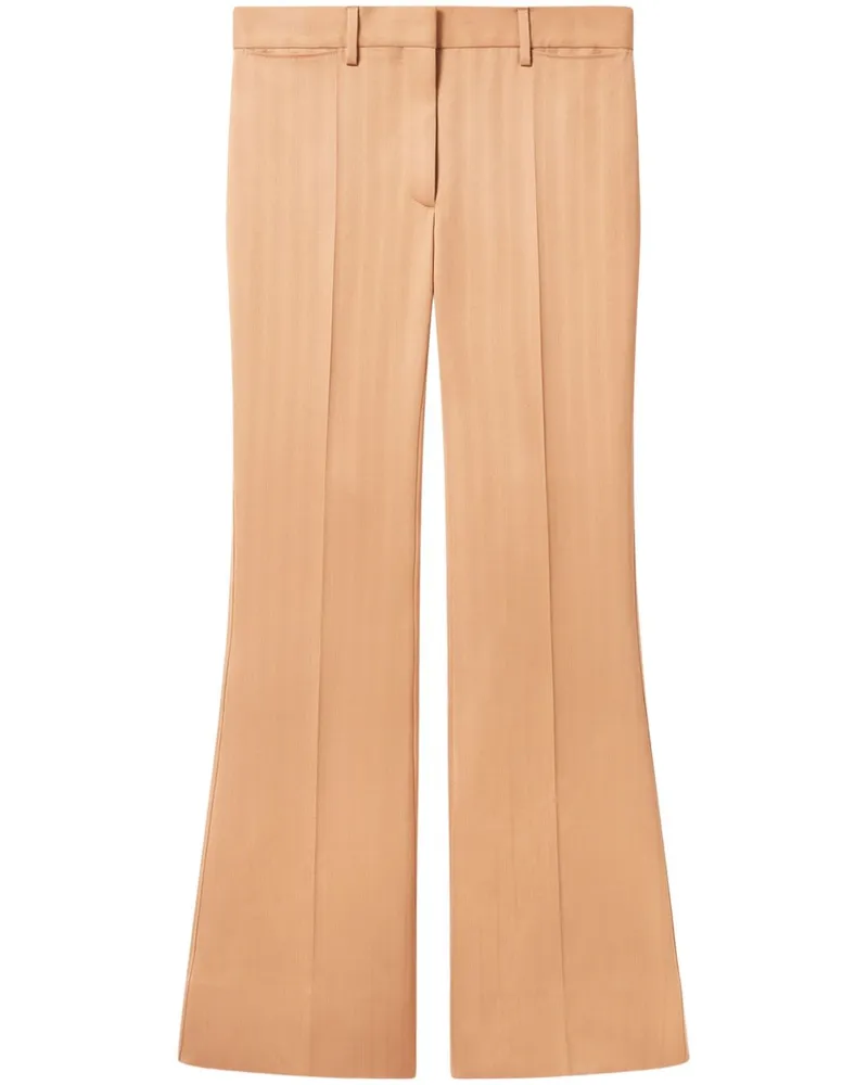 Stella McCartney Tief sitzende Hose mit Streifen - Braun Braun