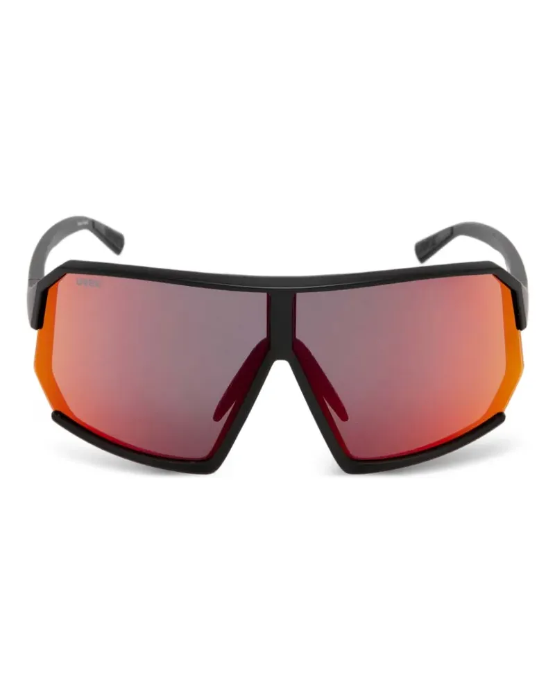 Uvex Sportstyle 237 geometric-frame sunglasses - Schwarz Schwarz