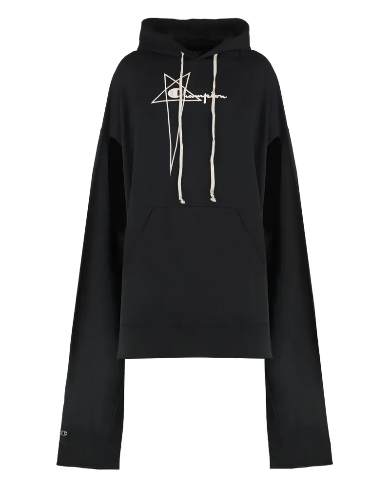 Rick Owens x Champion Hoodie - Schwarz Schwarz