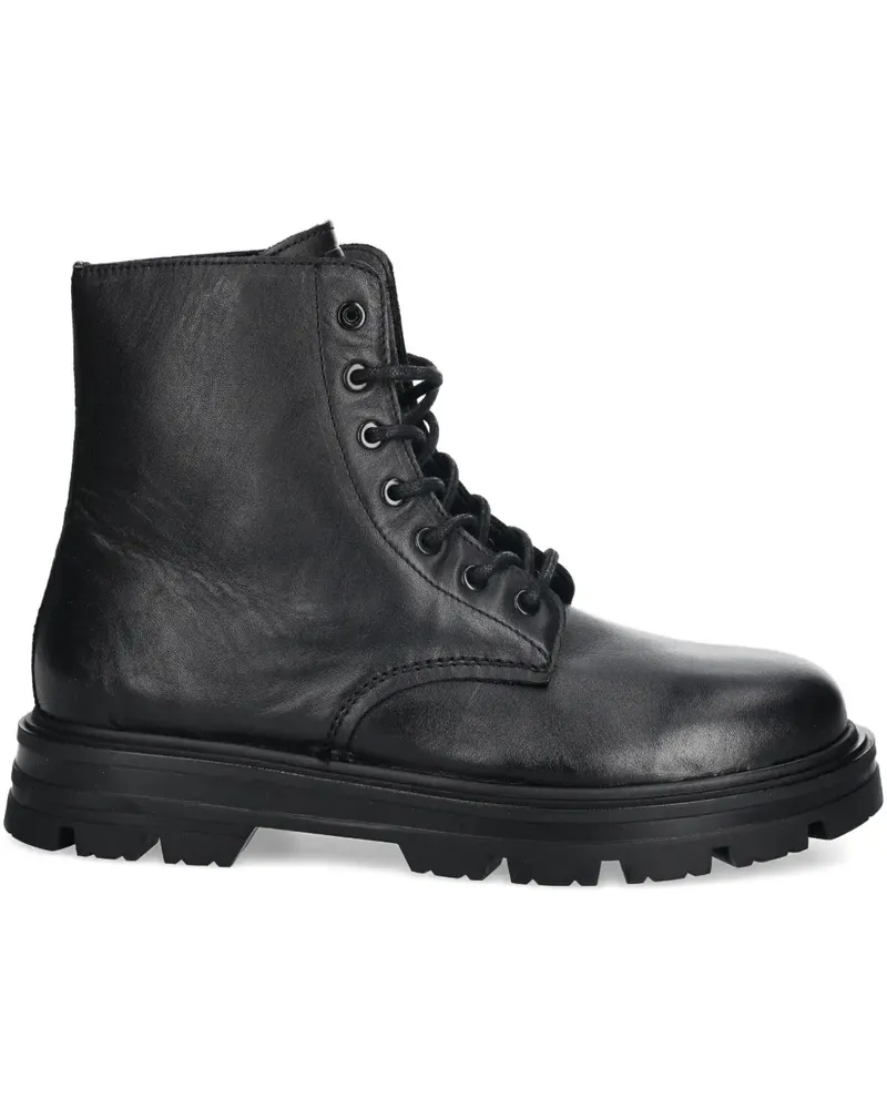 Guess Lea lace-up ankle boots - Schwarz Schwarz