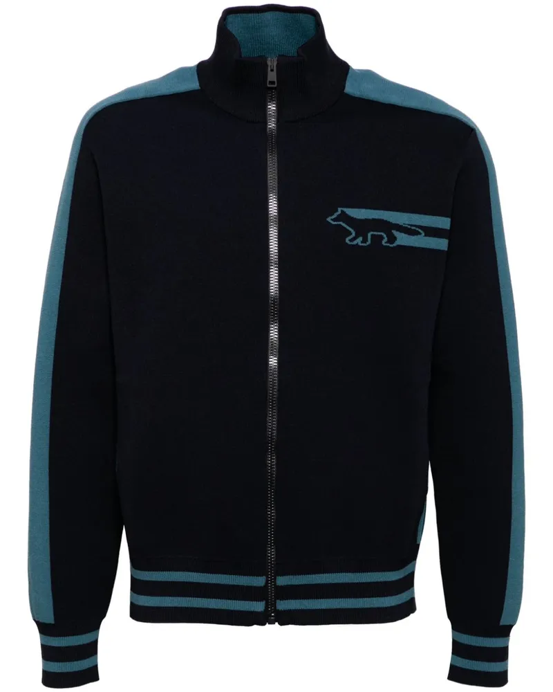 Kitsuné Pullover mit Reißverschluss - Blau Blau