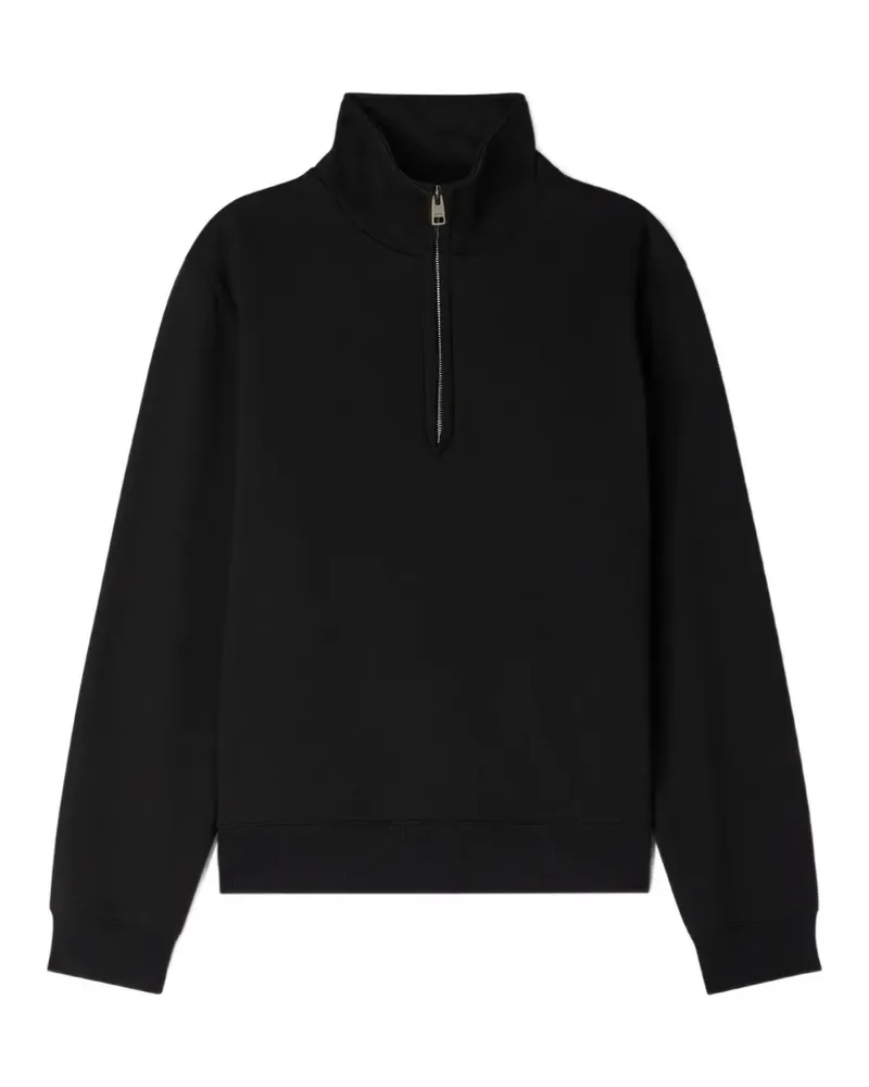 Sandro Sweatshirtjacke mit Reißverschluss - Schwarz Schwarz