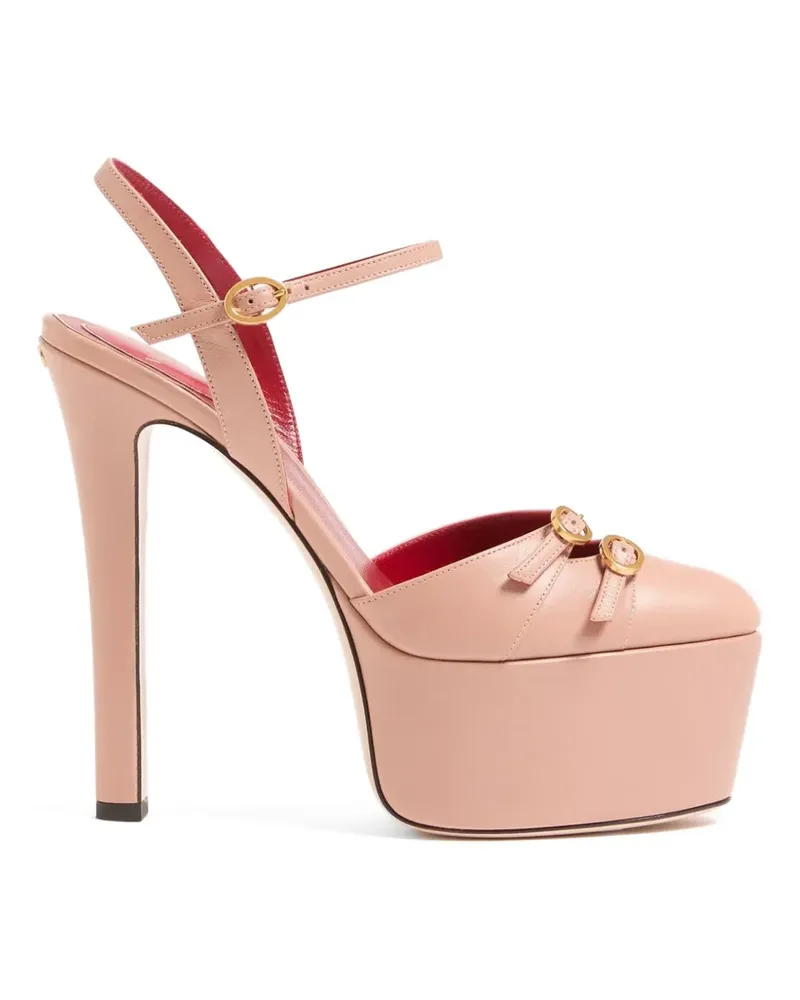 Valentino Garavani Crasher Plateau-Pumps mit Schnallenriemen 145mm - Rosa Rosa