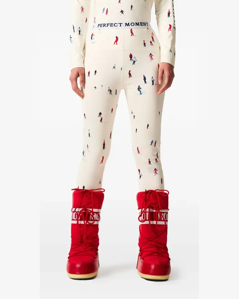 Perfect Moment x Dede Johnston Leggings mit Print - Nude Nude