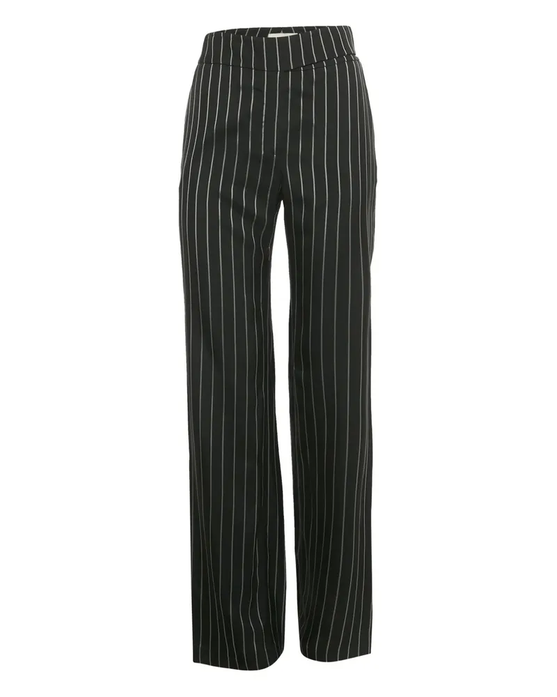 Alexandre Vauthier striped crepe trousers - Schwarz Schwarz