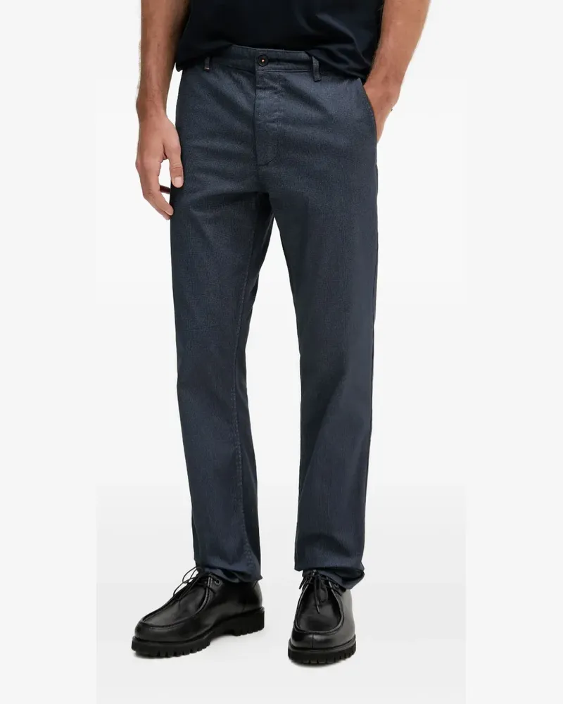 HUGO BOSS Hose aus Baumwollstretch - Blau Blau