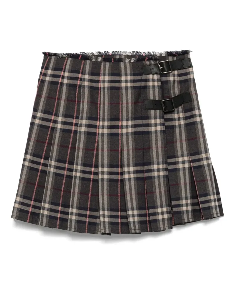 Burberry Minirock aus Wolle - Braun Braun