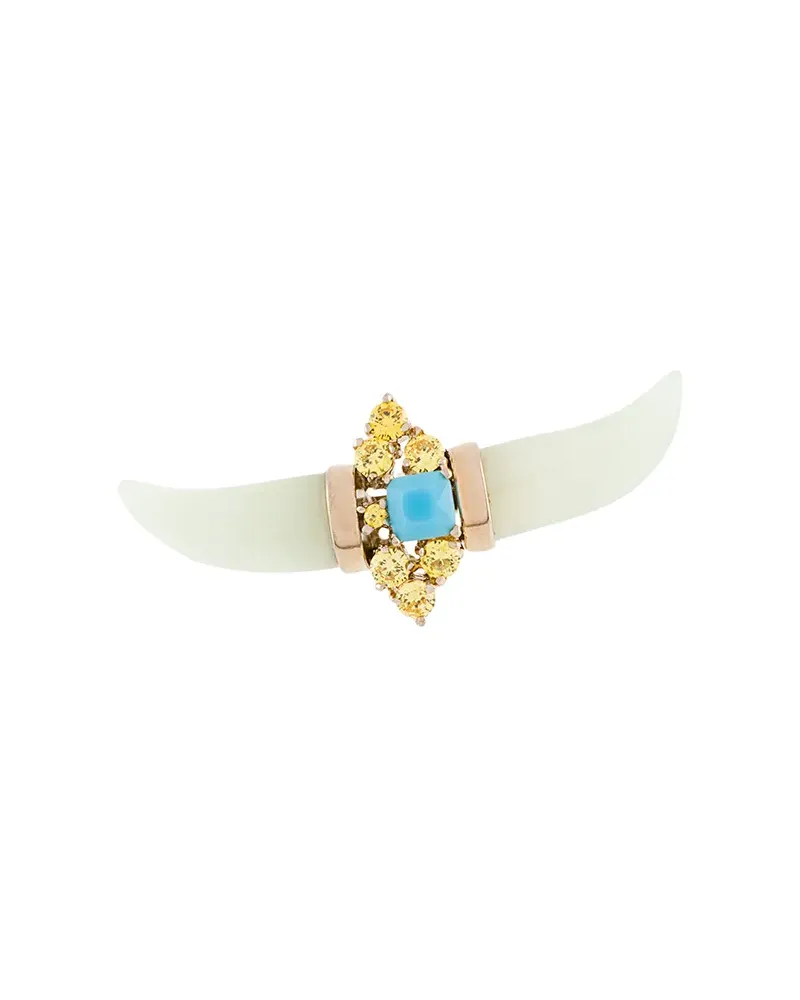 IOSSELLIANI Vergoldeter 'Elegua' Ohrring - Metallic Metallic