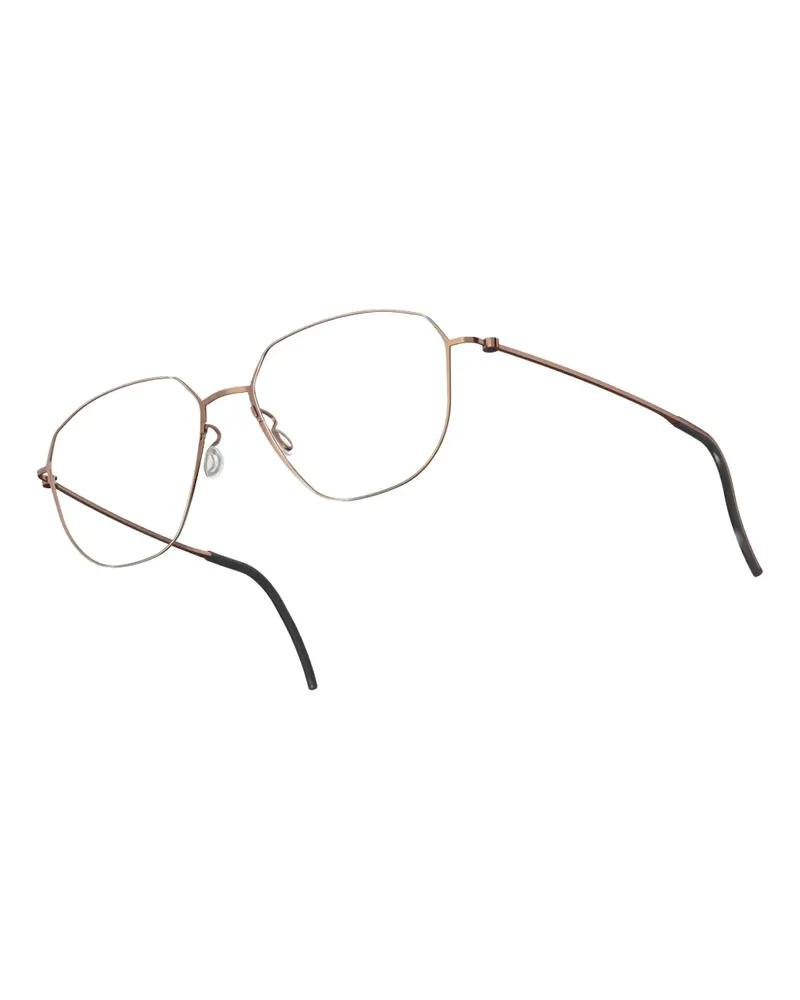 Lindberg Geometrische Thintanium 5505 Brille - Braun Braun