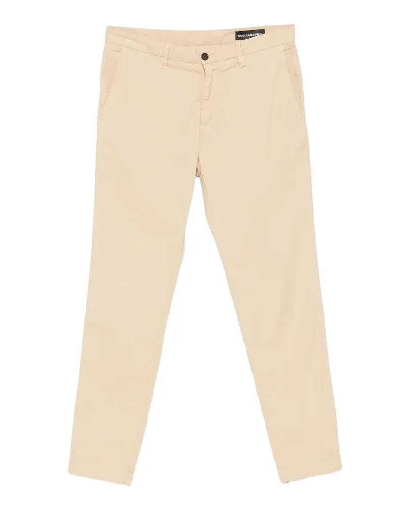 Karl Lagerfeld KL-Cliff zip-up trousers - Nude Nude
