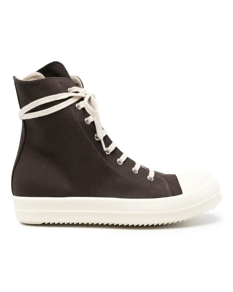 DRKSHDW by Rick Owens High-Top-Sneakers mit Reißverschluss - Braun Braun