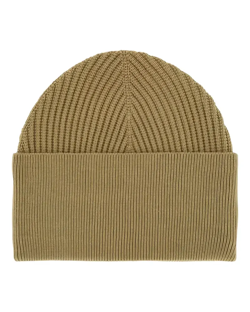 Studio Nicholson ribbed beanie - Nude Nude