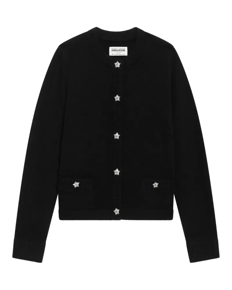 Zadig & Voltaire Marcya WS bijoux cardigan - Schwarz Schwarz