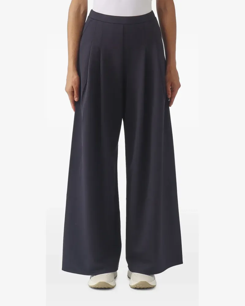 Max Mara pleated palazzo pants - Blau Blau