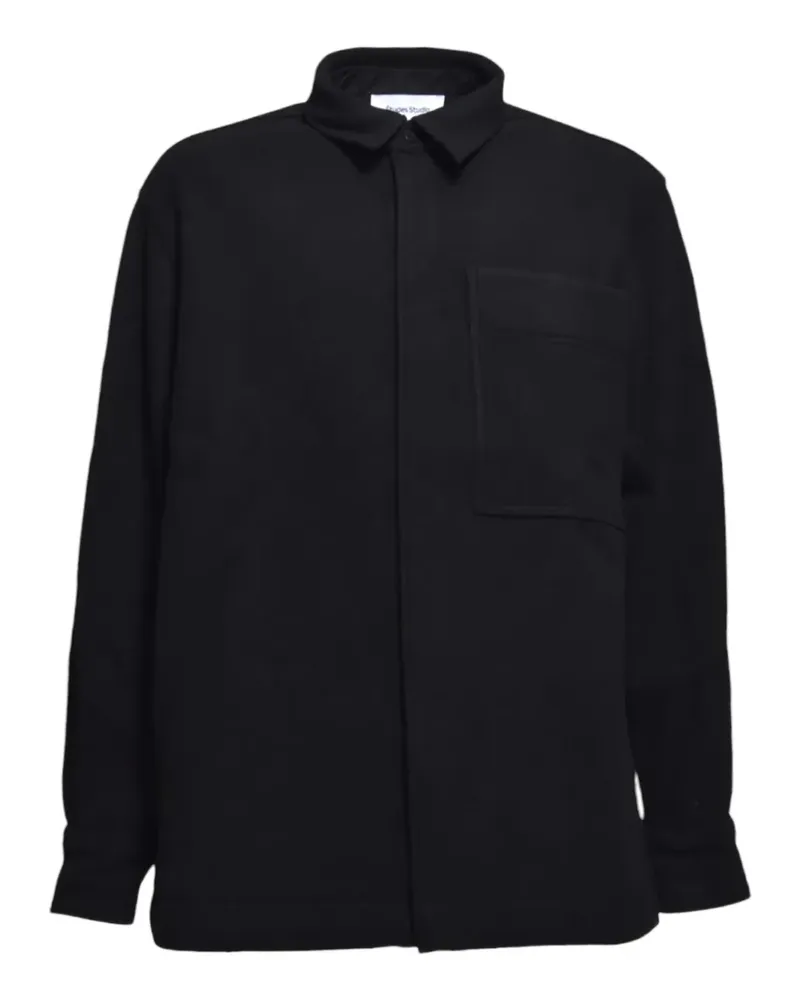 Études Studio Klassische Hemdjacke - Schwarz Schwarz