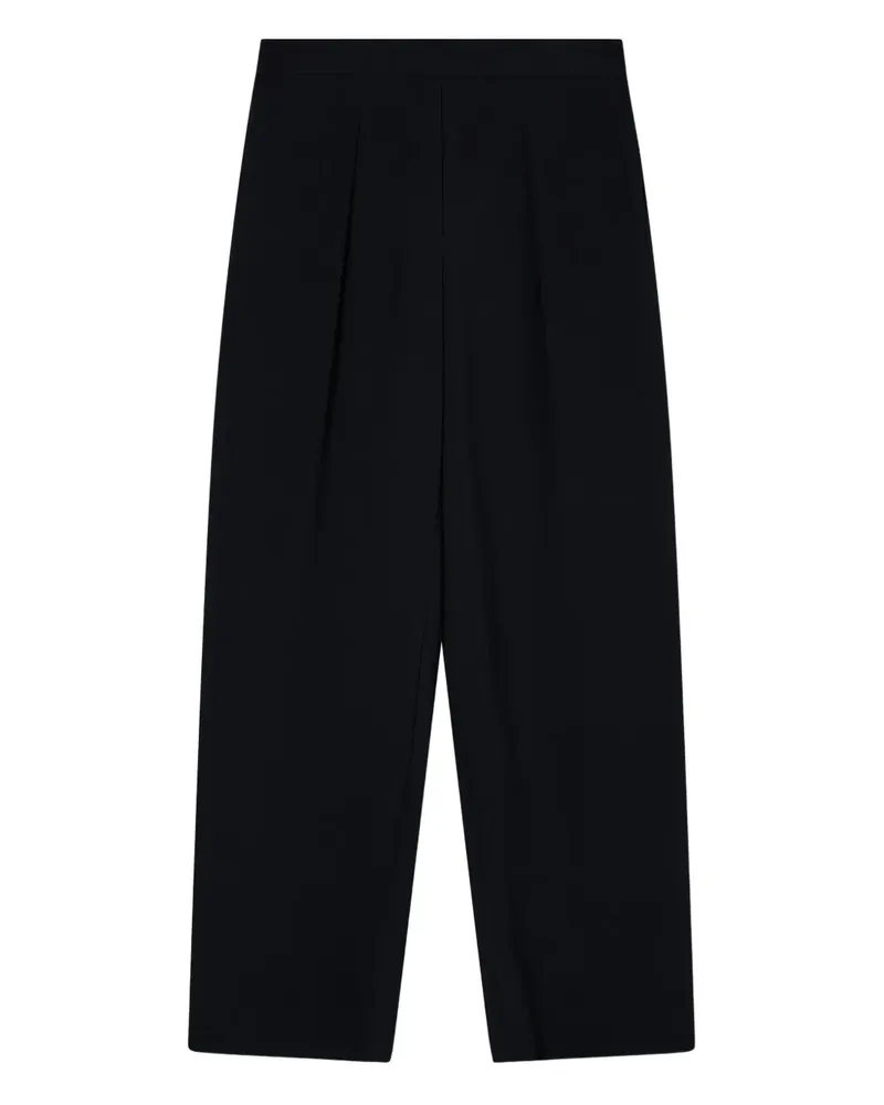 Emporio Armani Plissierte Hose - Schwarz Schwarz