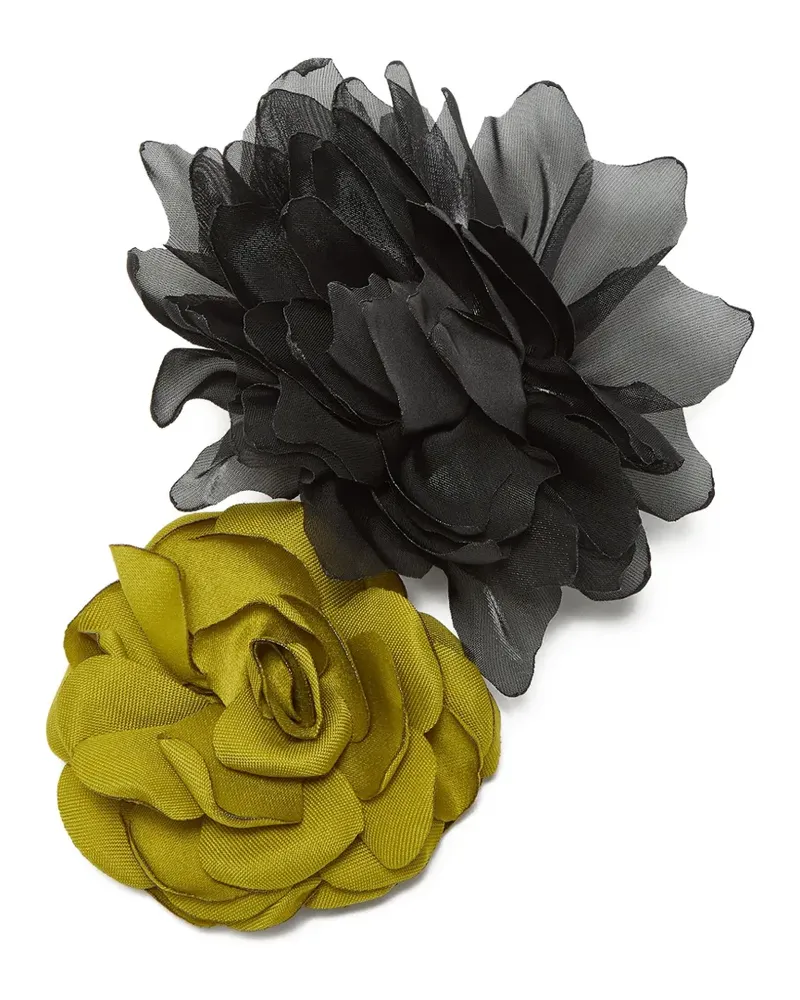 Maliparmi Brosche im Blumendesign - Grün Grün