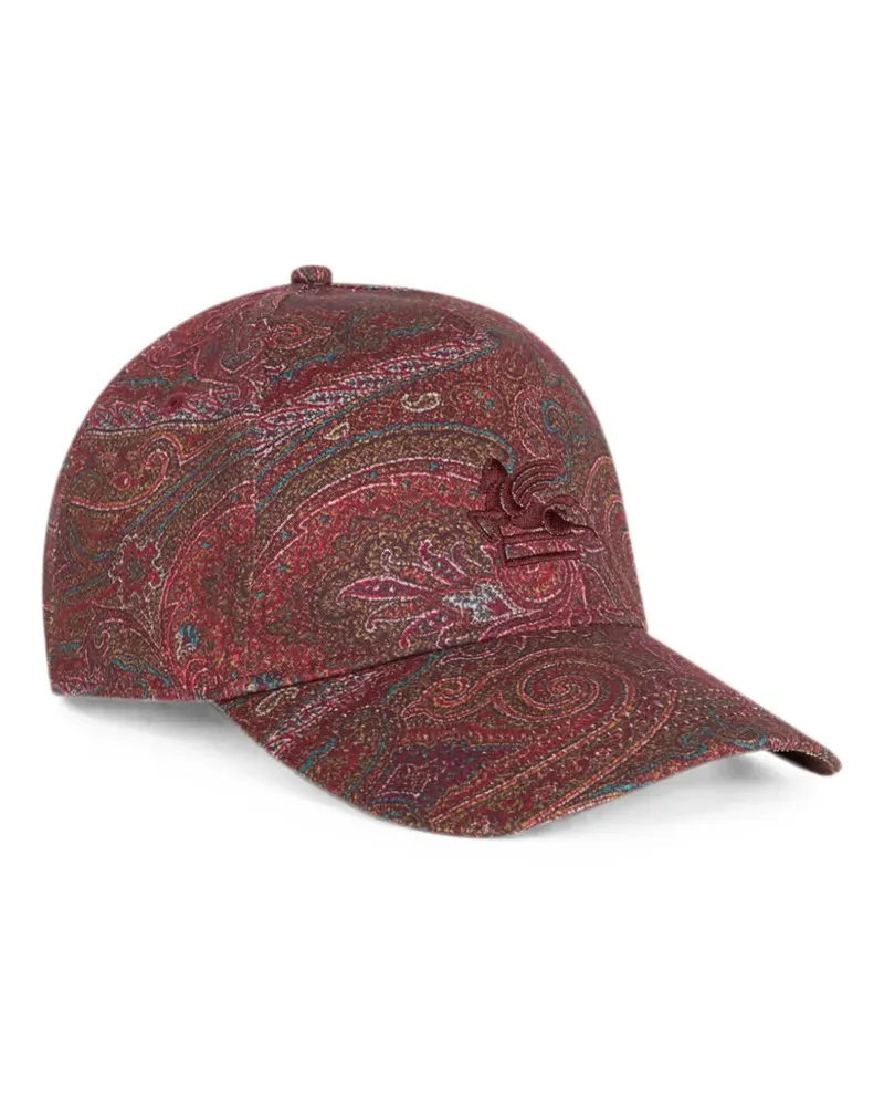 Etro cotton baseball hat with Arnica motif - Rot Rot