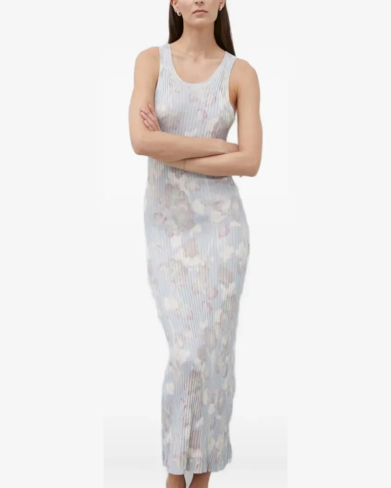 Won Hundred floral-pattern maxi dress - Blau Blau